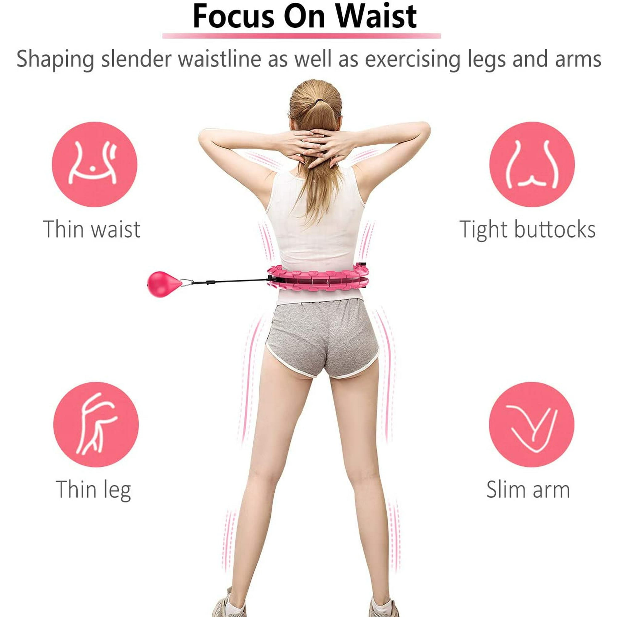 SEYE1/° Magnetic Hula Hoop//Fitness Ring Removable Hula Hoop with Double Rows of Magnetic Massage Beads Can Be Funny Fat Burning